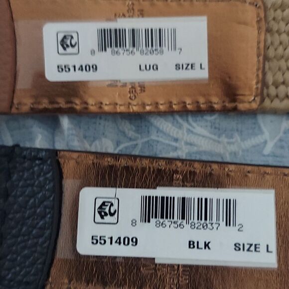 Michael Kors set of 2 Leather & Straw Stretch belts - Picture 5 of 5